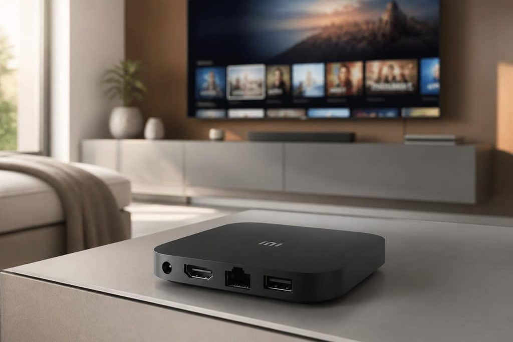 découvrez notre test complet de la xiaomi mi box 4 : prix, fonctionnalités et performance en 2026 pour choisir votre future box tv intelligente.