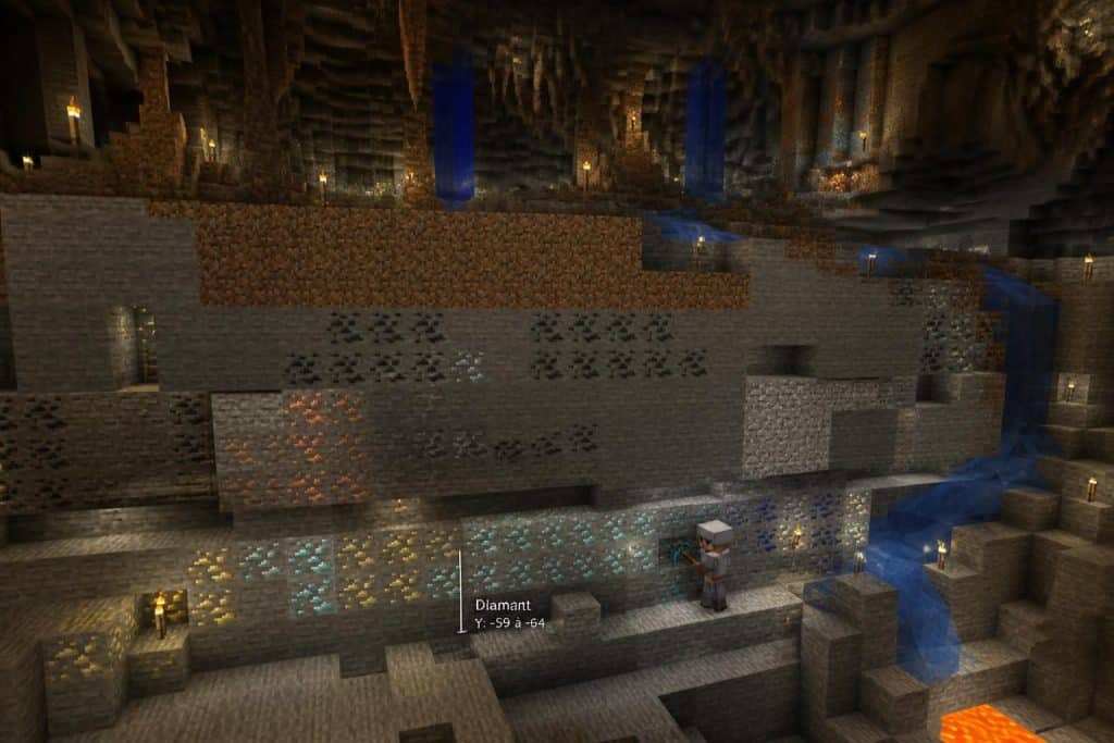 découvrez la couche diamant dans minecraft et apprenez à miner efficacement en connaissant les meilleures profondeurs pour trouver des diamants rapidement.