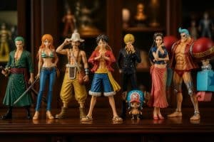 découvrez la collection officielle de figurines one piece, mettant en scène les héros incontournables de la célèbre série. parfait pour les fans et collectionneurs passionnés.