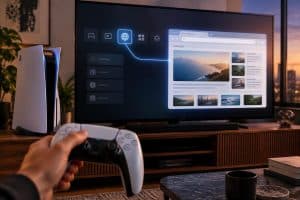 découvrez comment accéder au navigateur web de la ps5 malgré l’absence d’application dédiée, grâce à une astuce simple pour surfer depuis votre console.