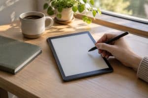découvrez la supernote nomad, une tablette numérique compacte conçue pour écrire à la main, lire et prendre des notes sans distraction.