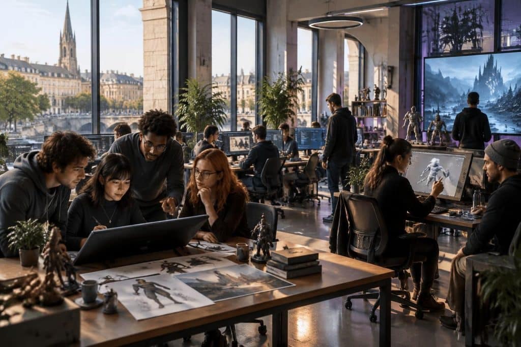 découvrez gaming campus bordeaux : 3 écoles dédiées aux métiers du jeu vidéo, du game design à la production et au marketing.